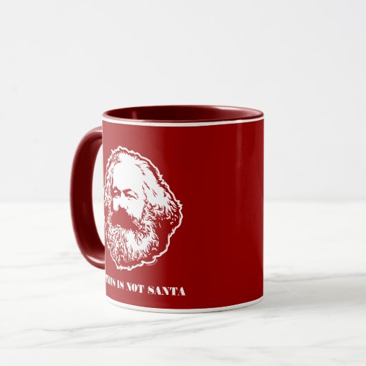 Tasse Marx nicht Sankt (Vorderseite Links)