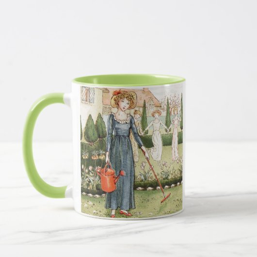 Tasse "Mary Quite Contrary" Kate Greenaway (Links)