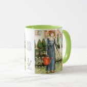 Tasse "Mary Quite Contrary" Kate Greenaway (VorderseiteRechts)