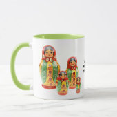 Tasse Matrjoschka, Matryoshka, Babuschka, (Links)
