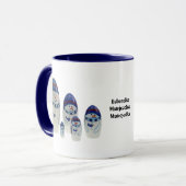 Tasse Matrjoschka, Matryoshka, Babuschka, (Vorderseite Links)