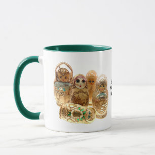 Tasse Matrjoschka, Matryoshka, Babuschka,