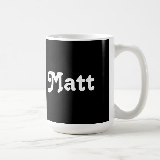 Tasse Matt (Rechts)