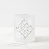 Tasse MATTIERT GLASS ART STYLE DESIGN (Mittel)