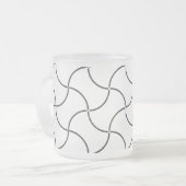 Tasse MATTIERT GLASS ART STYLE DESIGN (Vorderseite Links)