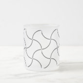 Tasse MATTIERT GLASS ART STYLE DESIGN (Mittel)