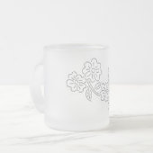 TASSE MATTIERT GLASS ART STYLE DESIGN (Vorderseite Links)