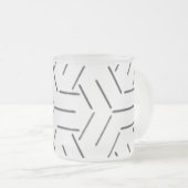 TASSE MATTIERT GLASS ART STYLE DESIGN (VorderseiteRechts)