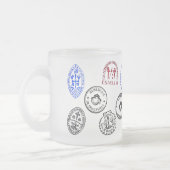 Tasse Mattiert Glass Saint James Way (Links)