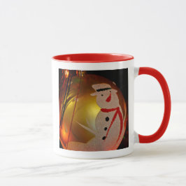 Tasse mattiert Snowman Weihnachtsschmuck