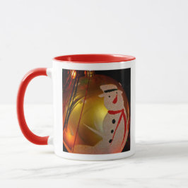 Tasse mattiert Snowman Weihnachtsschmuck