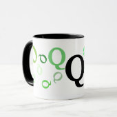 Tasse - mehrere Buchstaben (Vorderseite Links)