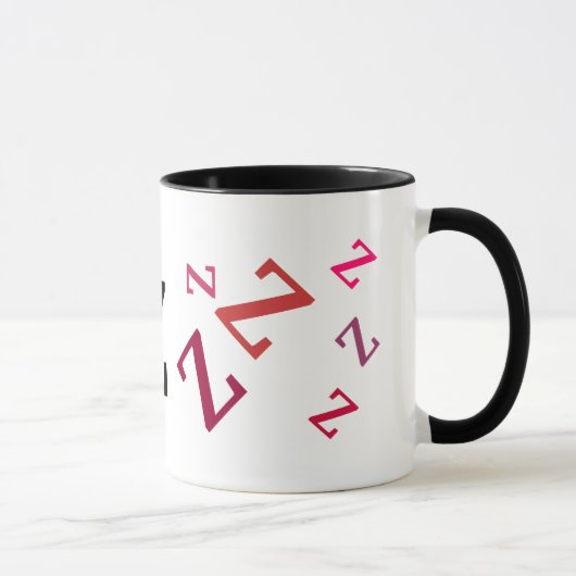 Tasse - Mehrere Rote Buchstaben (Rechts)