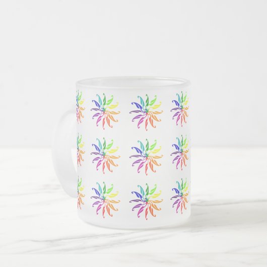 Tasse - Mehrfarbige Räder (Vorderseite Links)