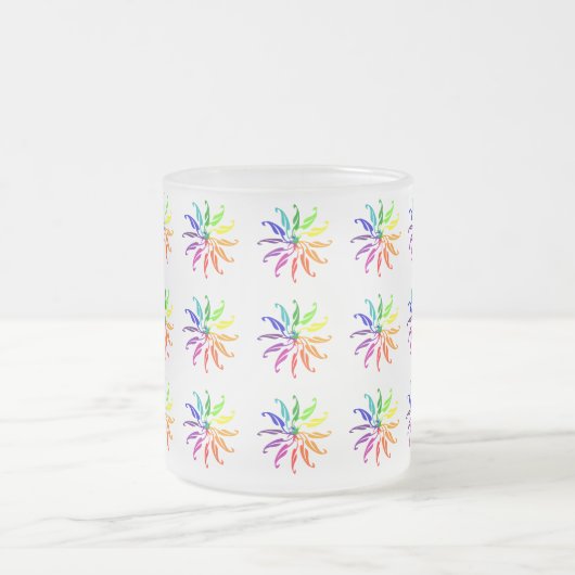 Tasse - Mehrfarbige Räder (Mittel)