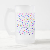 Tasse mehrfarbiger Punkte (Links)