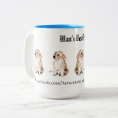 Tasse : Mein bester Freund / Labrador Retriever (Vorderseite Links)