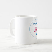 Tasse - mein Zuhause mit meiner MAMA ist Himmel (Vorderseite Links)
