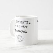 Tasse meines Perzentils ist von ein ander Planeten (Vorderseite Links)