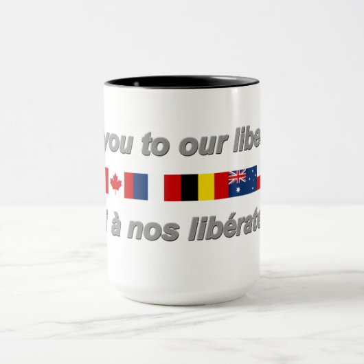 Tasse Merci à nos libérateurs (Zentrum)