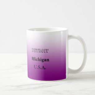 Tasse - Michigan Staat Karte mit Stadt