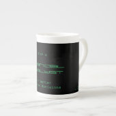 Tasse "Miete eines Finanzanalysten" (Vorderseite Rechts)