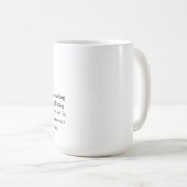 Tasse "Minimalistisch Ballet Definition" (VorderseiteRechts)