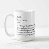 Tasse "Minimalistisch Ballet Definition" (Links)