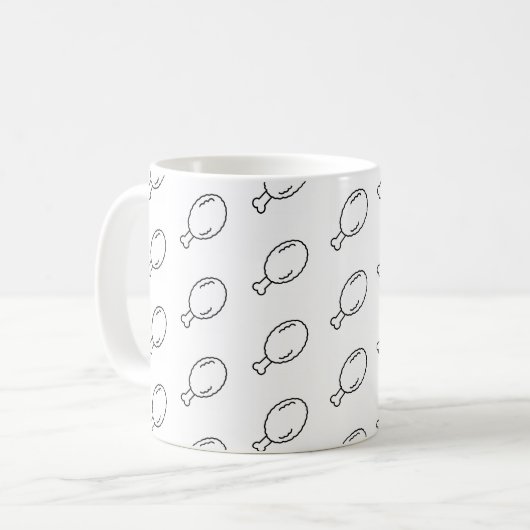 Tasse Minimalistisch Fricken (Vorderseite Links)