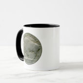 Tasse mit 1936 US-"Büffel" Nickel-Schwänzen (Vorderseite Links)