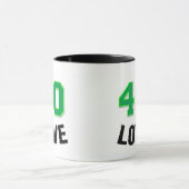 Tasse mit 40 Lieben (Zentrum)