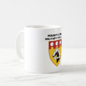 Tasse mit/'67 - '72 PMC Siegel Logo (Vorderseite Links)