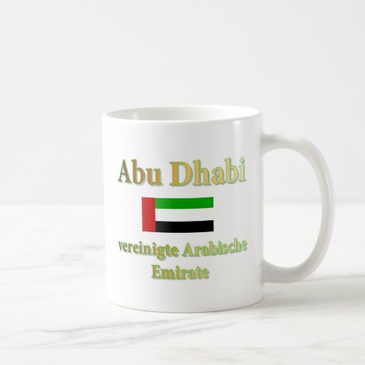Tasse mit Abu Dhabi (Rechts)
