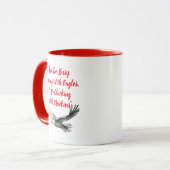 Tasse "Mit Adlern in die Höhe schießen" (Vorderseite Links)