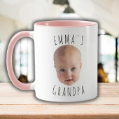 Tasse mit Baby Face Custom Face Baby Mama Vater