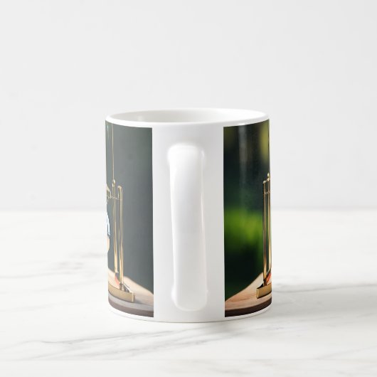 Tasse mit Balancegewehren (Henkel)