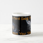 Tasse mit "Bandenfarben" von HST & JWST (Mittel)