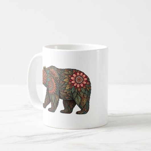 Tasse mit Bärenkonstruktion (Vorderseite Links)