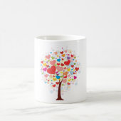 Tasse mit Baum mit herzförmigen Blättern (Mittel)