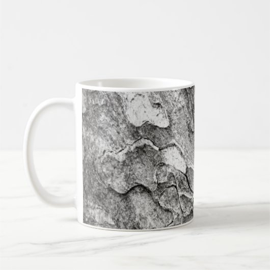 Tasse mit Baumrinde (Links)