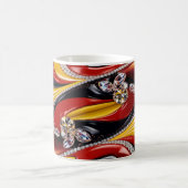 Tasse mit belgischen Farben (Mittel)