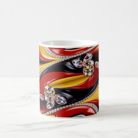 Tasse mit belgischen Farben (Mittel)