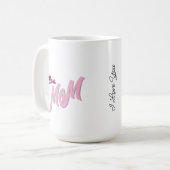 Tasse mit bestem Mama-Design (Vorderseite Links)