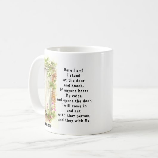 Tasse mit Bibelstock (Vorderseite Links)