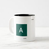 Tasse mit Bild und Text (Vorderseite Links)
