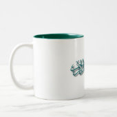 Tasse mit Bismillah (Grün) (Links)