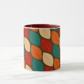 Tasse mit 'Blatt'-Muster im Stil der Mitte des 20. (Zentrum)