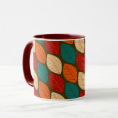 Tasse mit 'Blatt'-Muster im Stil der Mitte des 20. (Vorderseite Links)