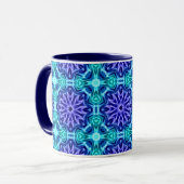 Tasse mit blauem Muster (Vorderseite Links)