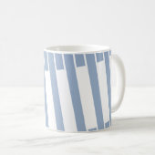 Tasse mit blauem und weißem Streifen (VorderseiteRechts)